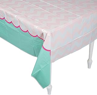 1ST PINK ELEPHANT TABLECOVER - Party Supplies - 1 Piece