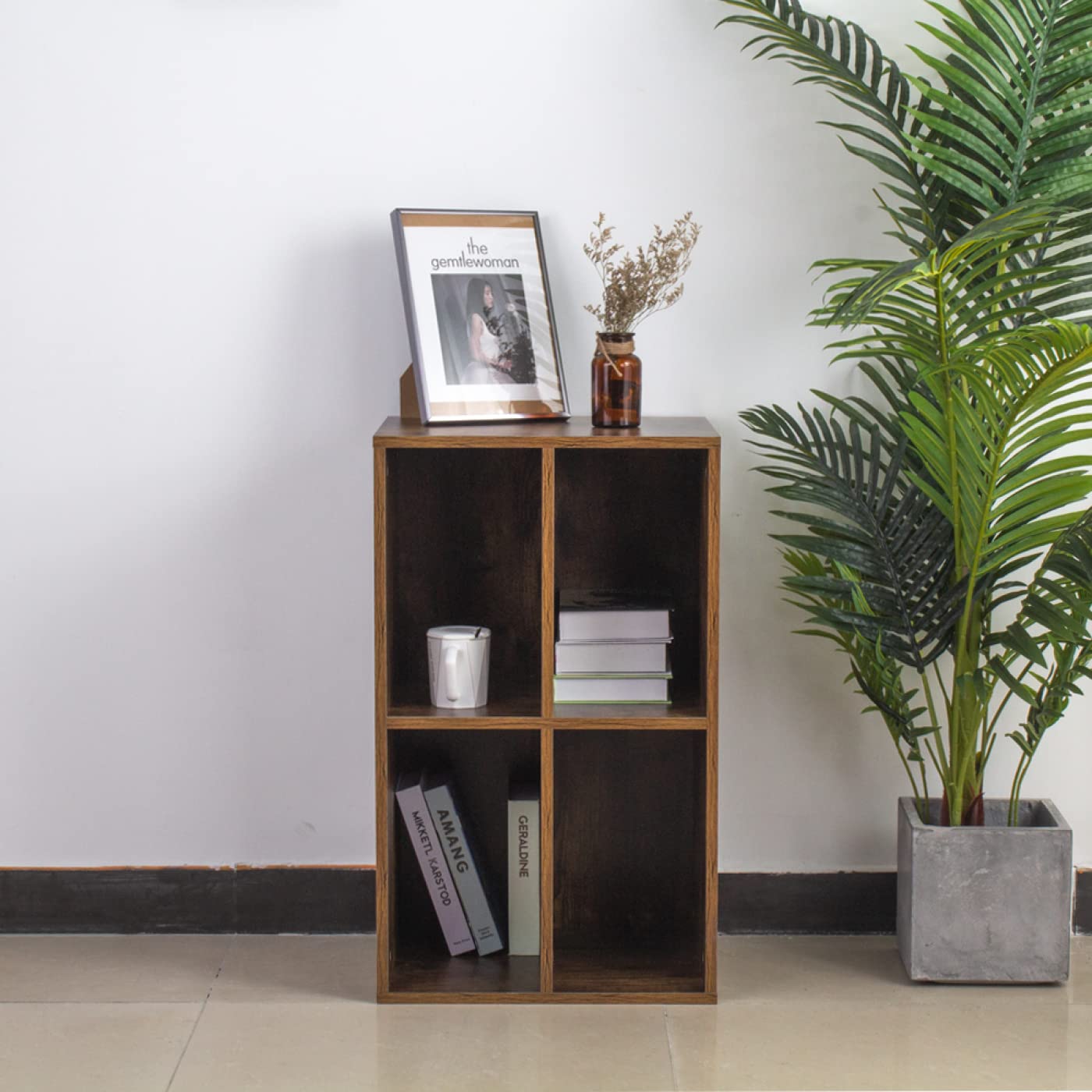 VDD Mueble para discos de vinilo lp - almacenamiento de discos lp - mueble para tocadiscos - marrón