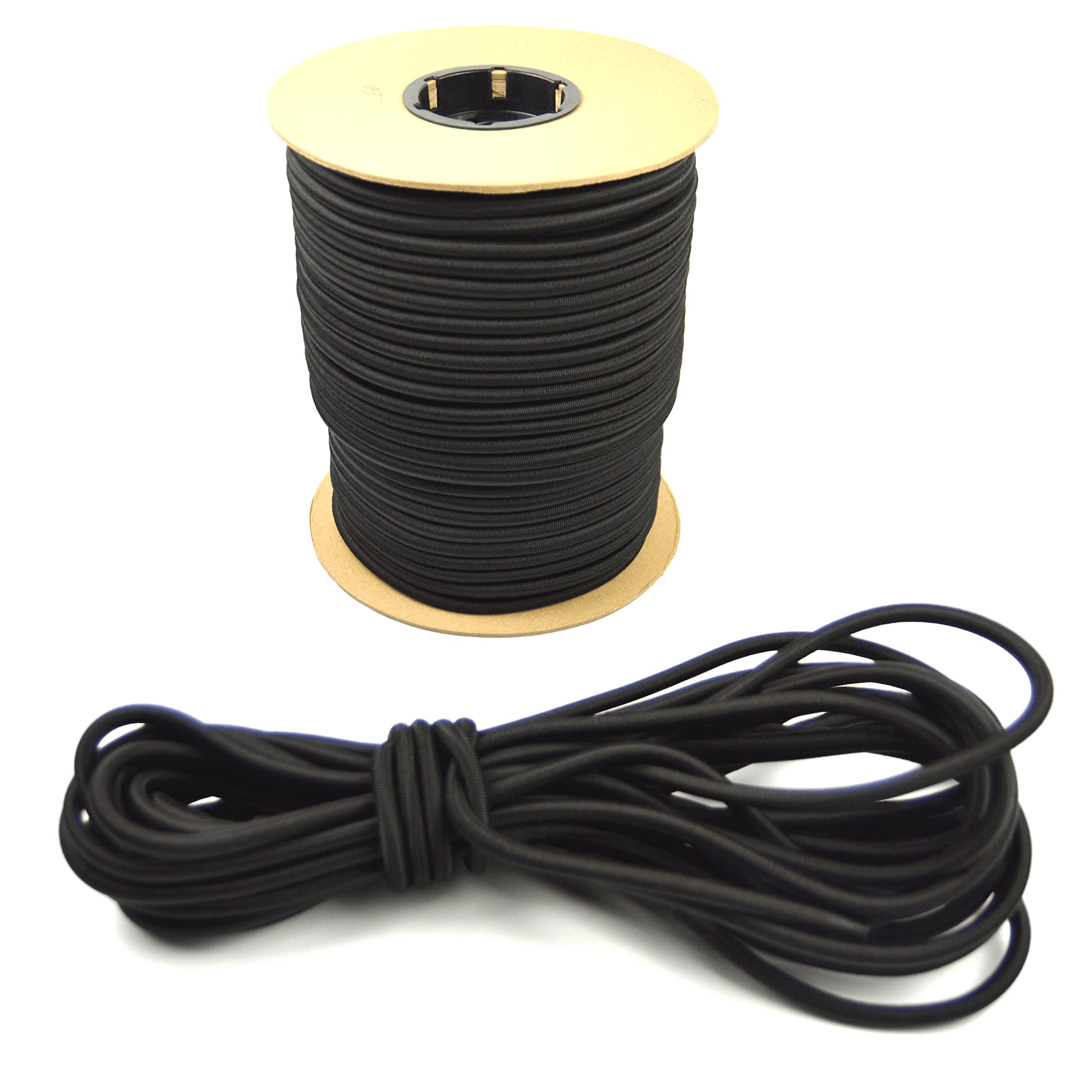 Coverandcarry Black 6Mm Bungee Shock Cord Sold By The Metre