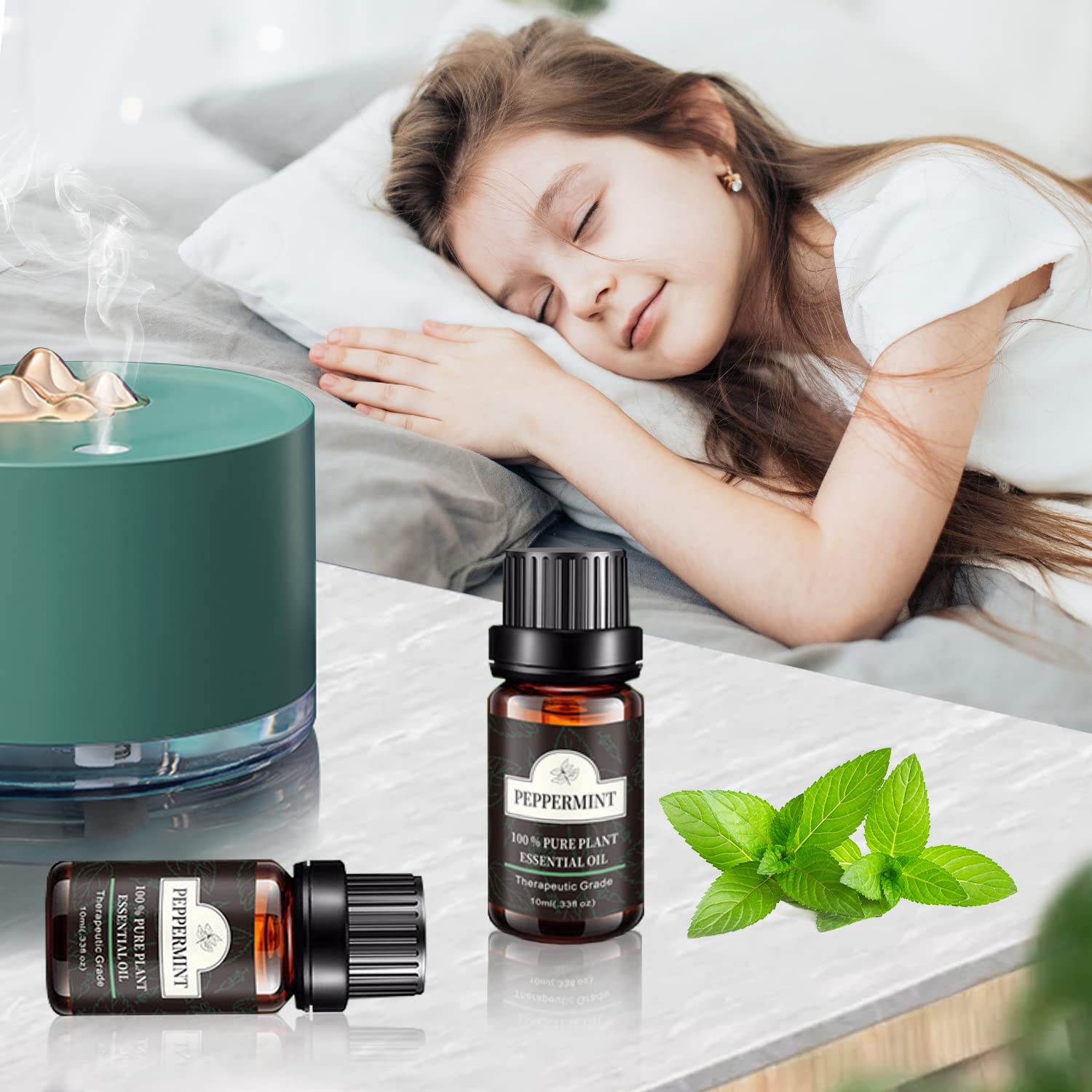 Amazon.co.jp: Poven ペパーミント エッセンシャルオイル 天然100