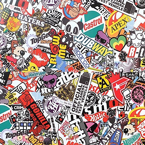 PerfecTech 60"x20" JDM Bomb Cartoon Panda Wrap Graffiti Car Sticker Sheet Decal