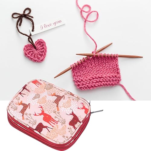 Miniatura 5 de Bolsa de tejer, organizador de tejido portátil, caja de accesorios de herramientas de costura, para llevar herramientas de costura sobre la marcha