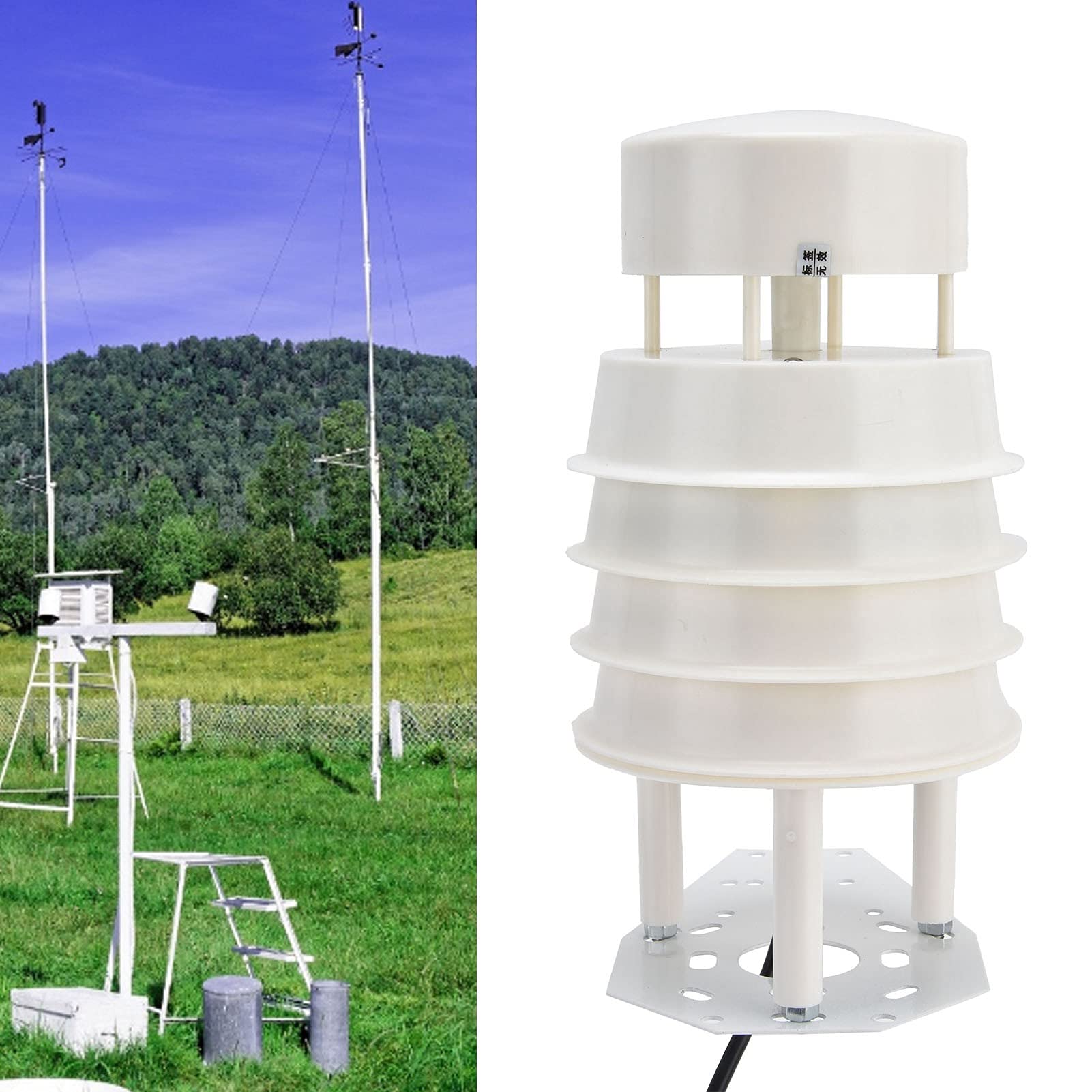 Sprzęt Meteorologiczny, Detektor Temperatury Ultradźwiękowej i Detektor Wilgotności do Pomiaru światła Ciśnienia Atmosferycznego