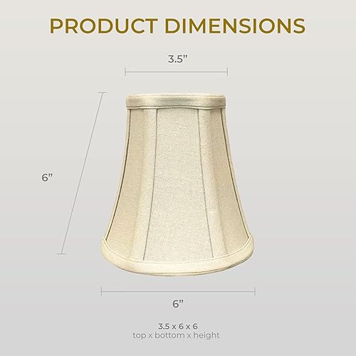 Miniatura 10 de Royal Designs, Inc. BSO-704-12BLK True Bell - Pantalla básica para lámpara, 6.5 x 12 x 10.5 pulgadas, color negro