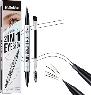 Lápices de cejas para mujer, color marrón, 2 ...