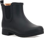 Chooka womens Waterproof Plush Chelsea Bootie Rain Boot