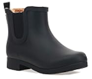Women’s Waterproof Chelsea Bootie – Plush Lined, Slip-On Rain Ankle Boots