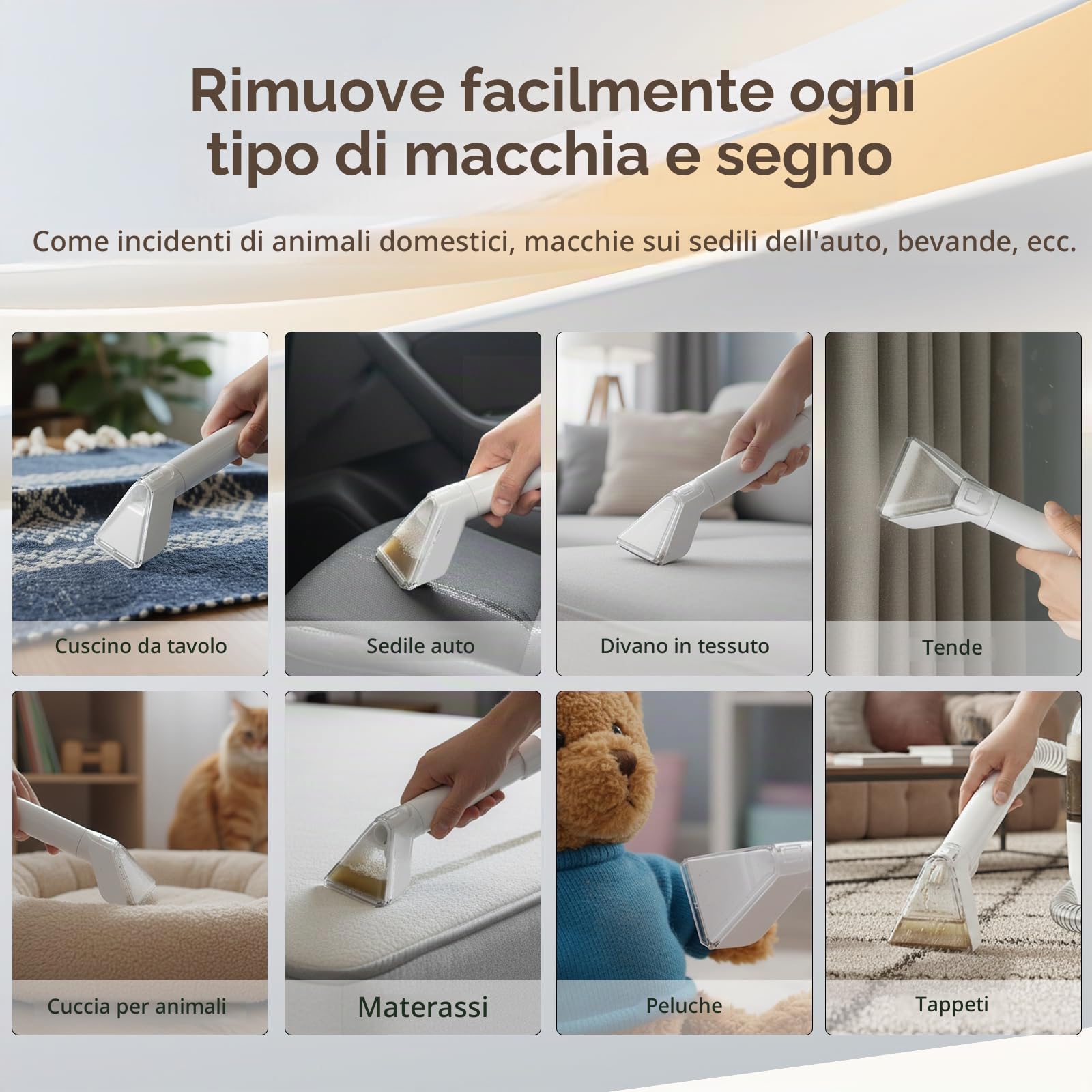PUREBEAR Pulitore Tappezzeria, Lavatappeti Divani Lava