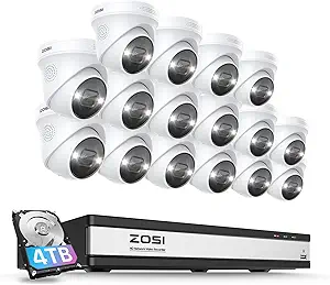 ZOSI 4K 16CH Outdoor Spotlight PoE Security Camera System Review: Top Choice! 3 Zosi 4K 16CH PoE Security Camera System Outdoor
