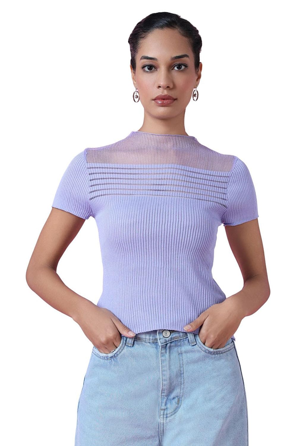 Women's Solid Regular Fit Top