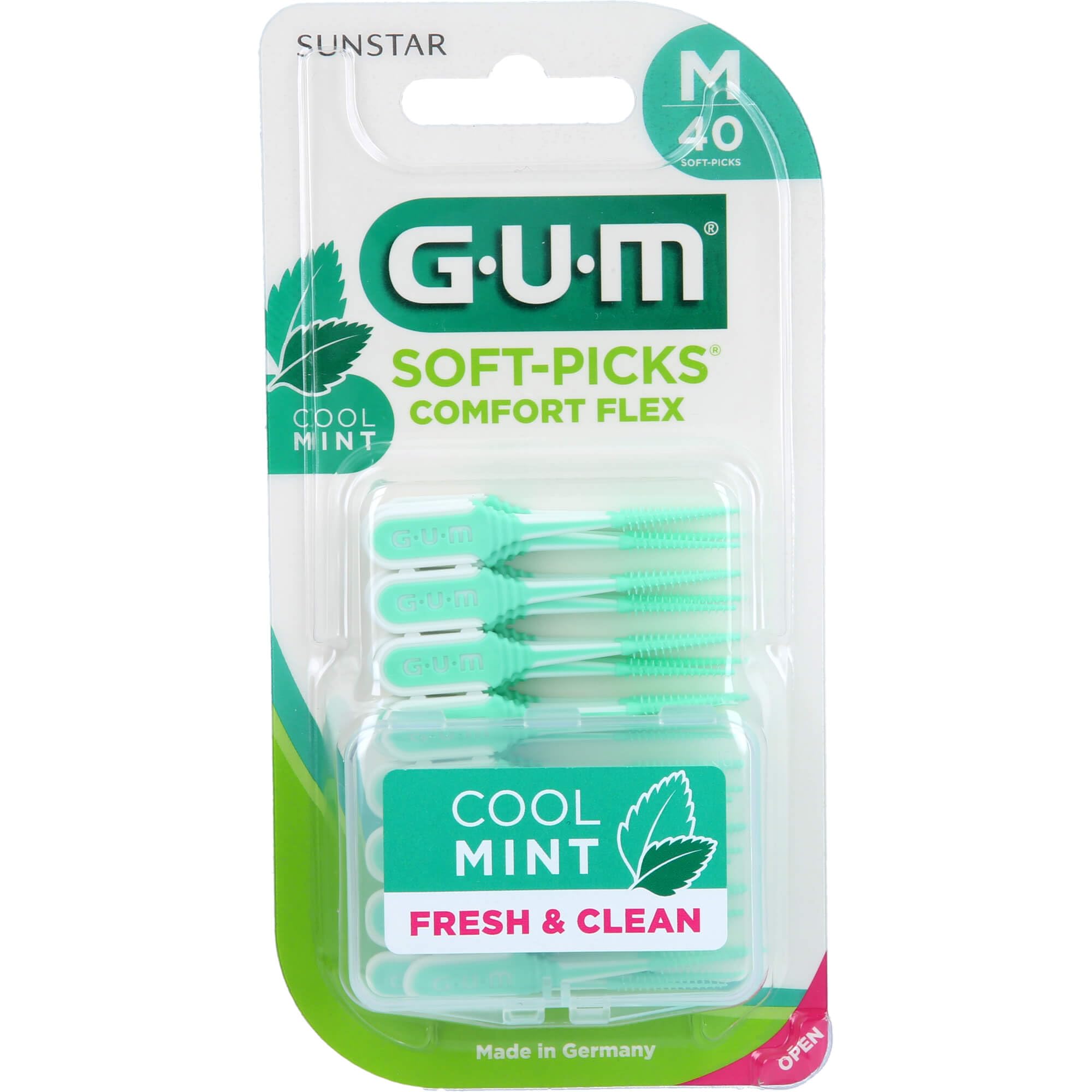 G.u.m Soft-Picks Comfort Mint Interdental Toothpicks 40 Pc