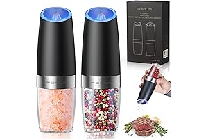 Gravity Electric Salt and Pepper Grinder Set: An Electrifying Kitchen Essential