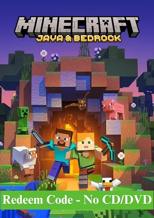 Minecraft Java & Bedrock Edition (PC) Redeem Code (No CD/DVD) : Amazon ...