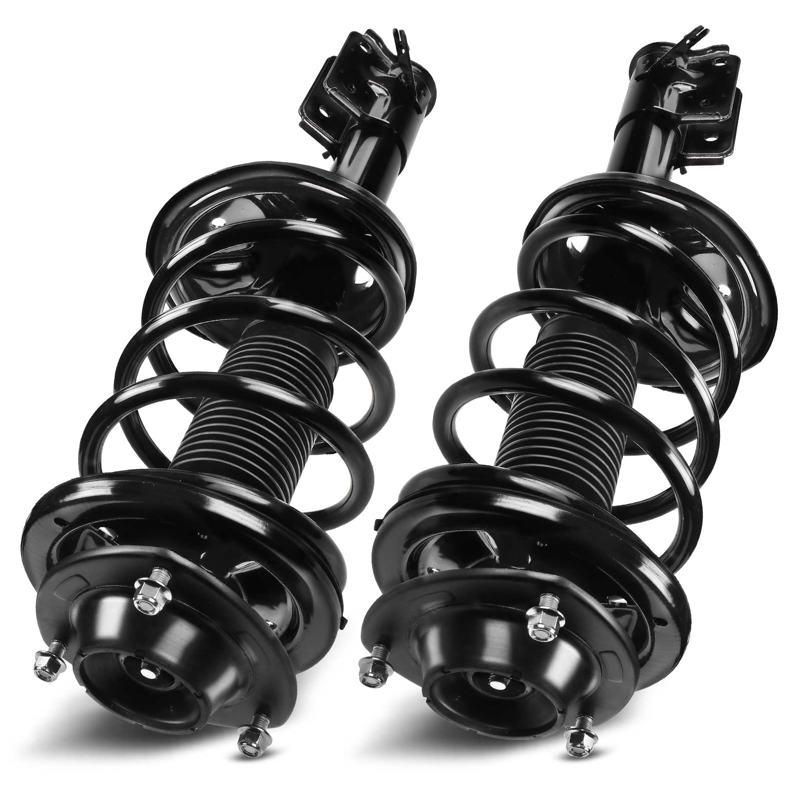 Photo 1 of A-Premium Front Pair (2) Complete Strut & Coil Spring Assembly Compatible with Hyundai Santa Fe 2001 2002 2003 2004 2005 2006, 2.4L 2.7L, Driver and Passenger Side Front Side