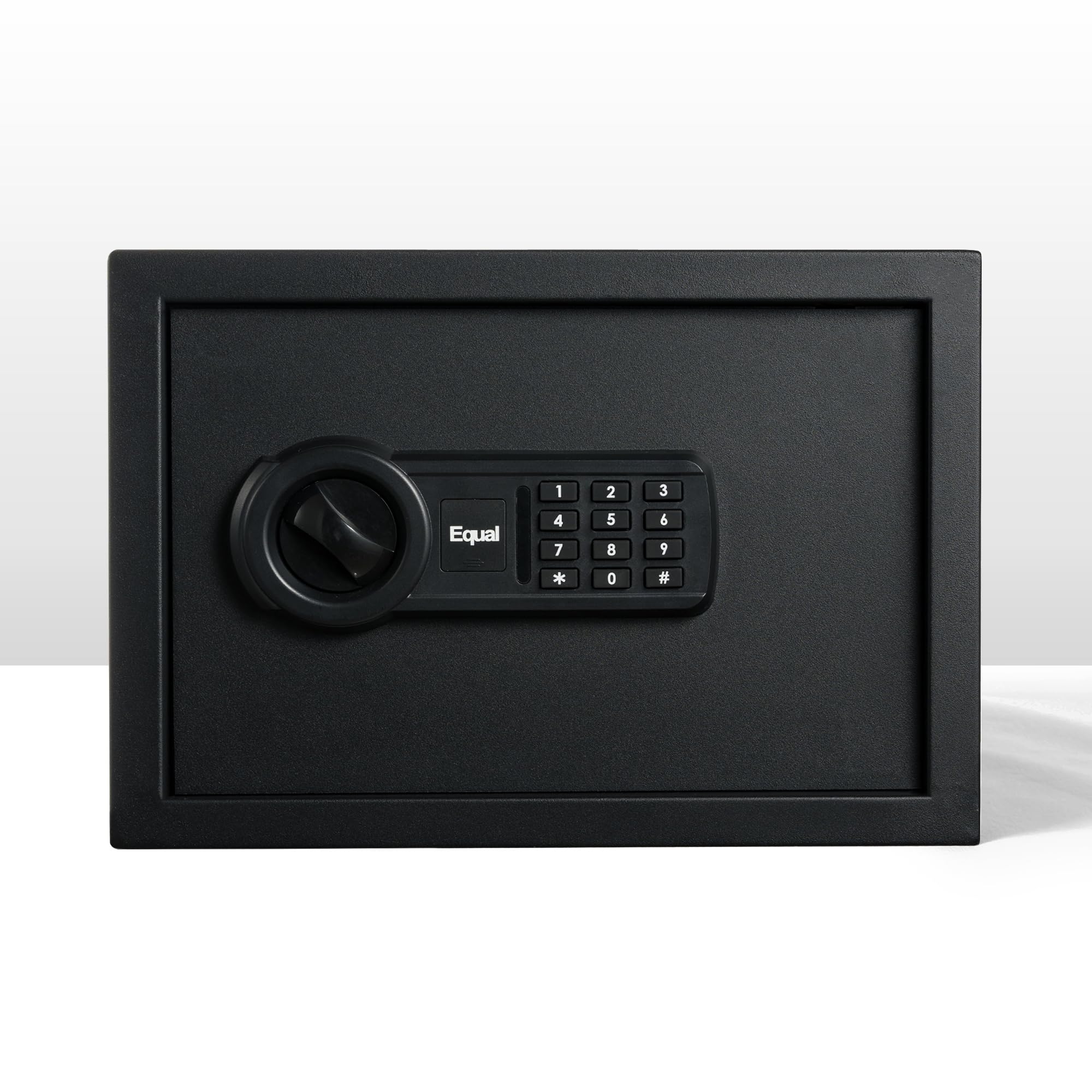 Equal 20L SecureLite Safe Locker for Home | Economic Electronic Safe Locker with Programmable Pincode Access and Mechanical Emergency Key | 3 Years Limited Warranty | 20 Liter - Black