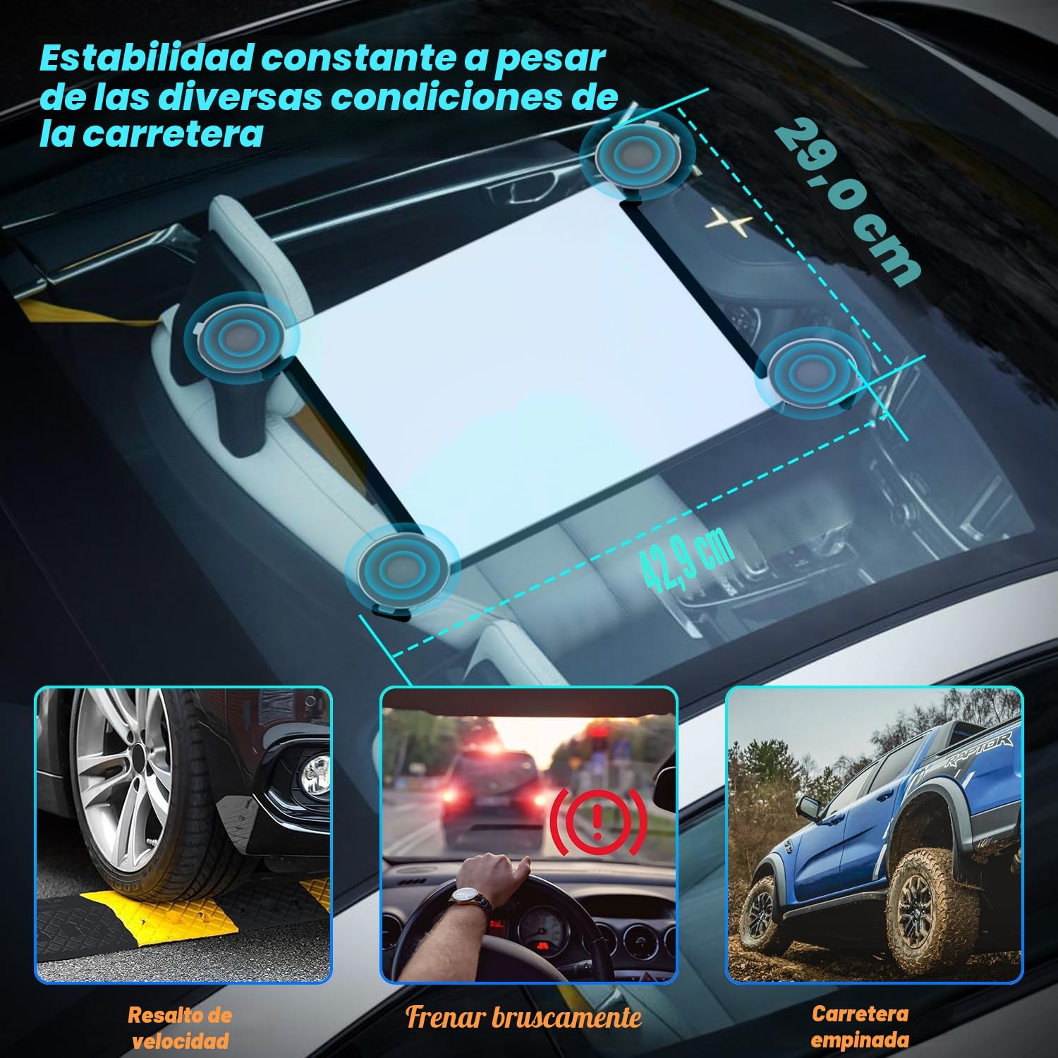 Soporte Starlink Mini, Accesorio Starlink Mini, Soporte De Seguridad Para Ventanilla De Coche, Proporciona Señales Satelitales Estables Para Barcos Y Viajes, Con 2 Ventosas Adicionales.