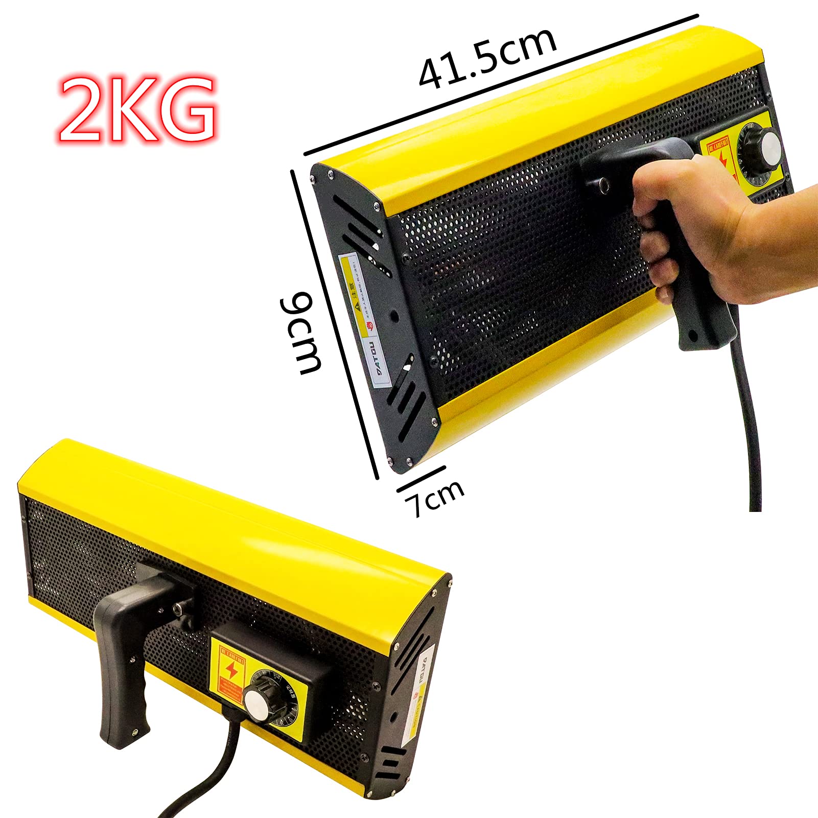 DATOUBOSS 2000W 100V 110v ペイントランプ フィルムヒーター 速乾 短波赤外線ヒーター　２台 Amazon.co.jp: DATOUBOSS 2000W 100V 110v ペイントランプ フィルム