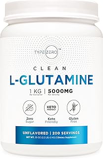 5X Strength L Glutamine Powder (5000mg | 1KG) 6-Month Supply Pure L-Glutamine Supplement for Leaky Gut Health, Gastrointestinal Lining Support & Recovery for Women/Men - Vegan, Gluten Free, No Fillers