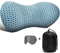 Vista 1 de DIKEDON Almohada de apoyo lumbar de espuma viscoelástica, cojín de apoyo para aliviar el dolor de espalda baja, almohada lumbar ergonómica