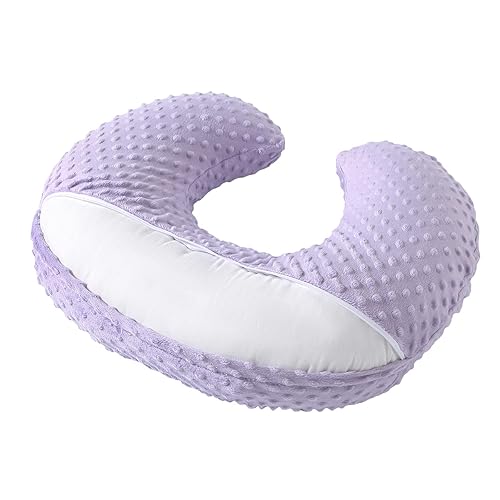Miniatura 5 de Almohada de lactancia y posicionador para lactancia, almohadas ultrasuaves para lactancia materna para bebés para más apoyo para mamá y bebé, con