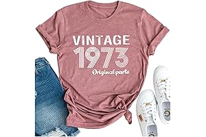 Vintage 1973 50th Birthday T-Shirt: Timeless Style for Golden Birthdays