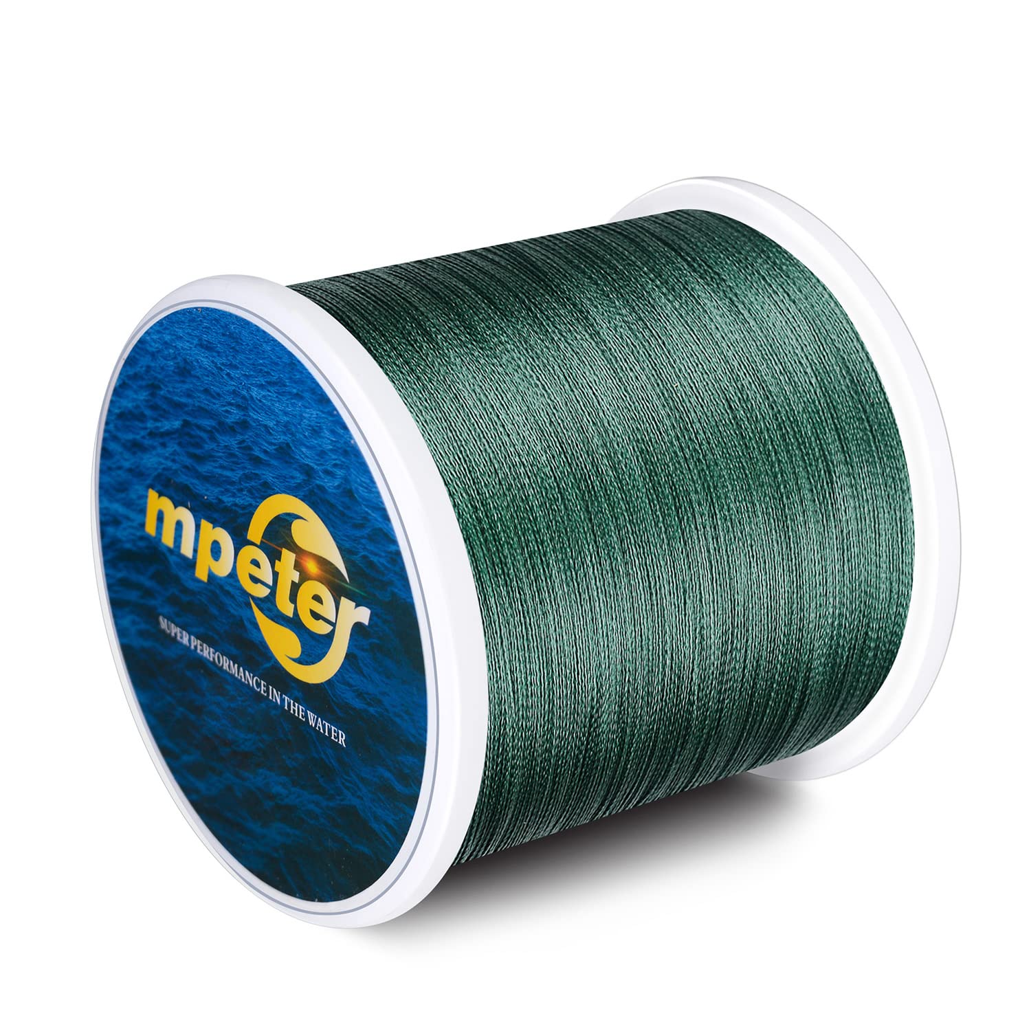 mpeter 9 Strands 8 Strands 4 Strands Armor Braided Fishing Line, 100/300/500/1000 Meters Abrasion Resistant Braided Lines, High Sensitivity and Zero Stretch, with Smaller Diameter