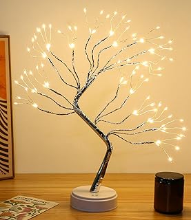Sponsored You’re seeing this ad based on the product’s relevance to your search query.Learn more about this advertisement Xaosin LED Tree Christmas Decoration 108 LED Light Tree Indoor USB/Battery Operated LED Tree Decorative Light Branches Light Tree Christmas Bonsai Tree Lamp for Decoration Living Room Warm Light