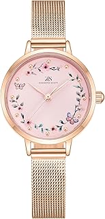 Kenneth Scott Women Pink Dial Analog Watch - K23512-RMKP, Bracelet