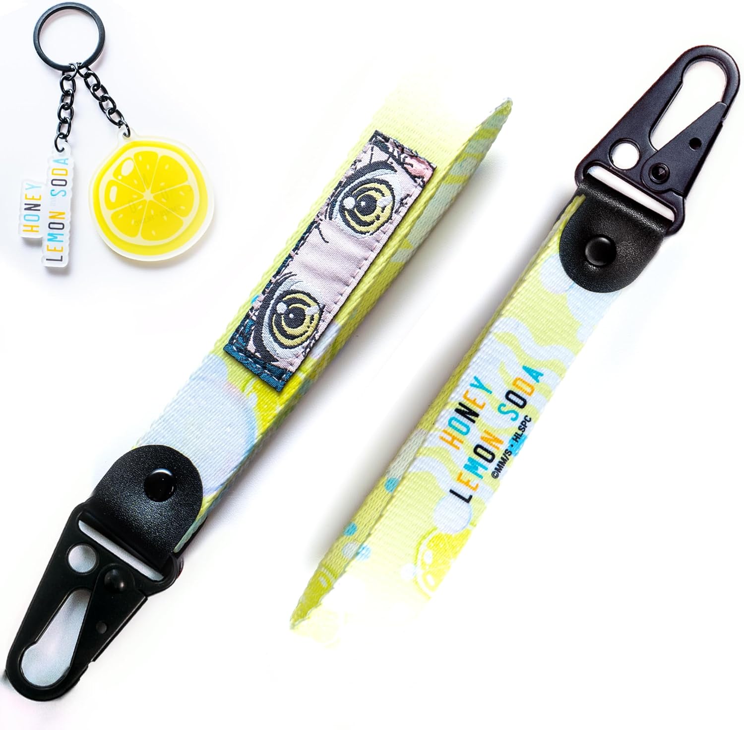 Otaku Lamps Honey Lemon Soda - Uka Ishimori Keystrap and Keychain Bundle
