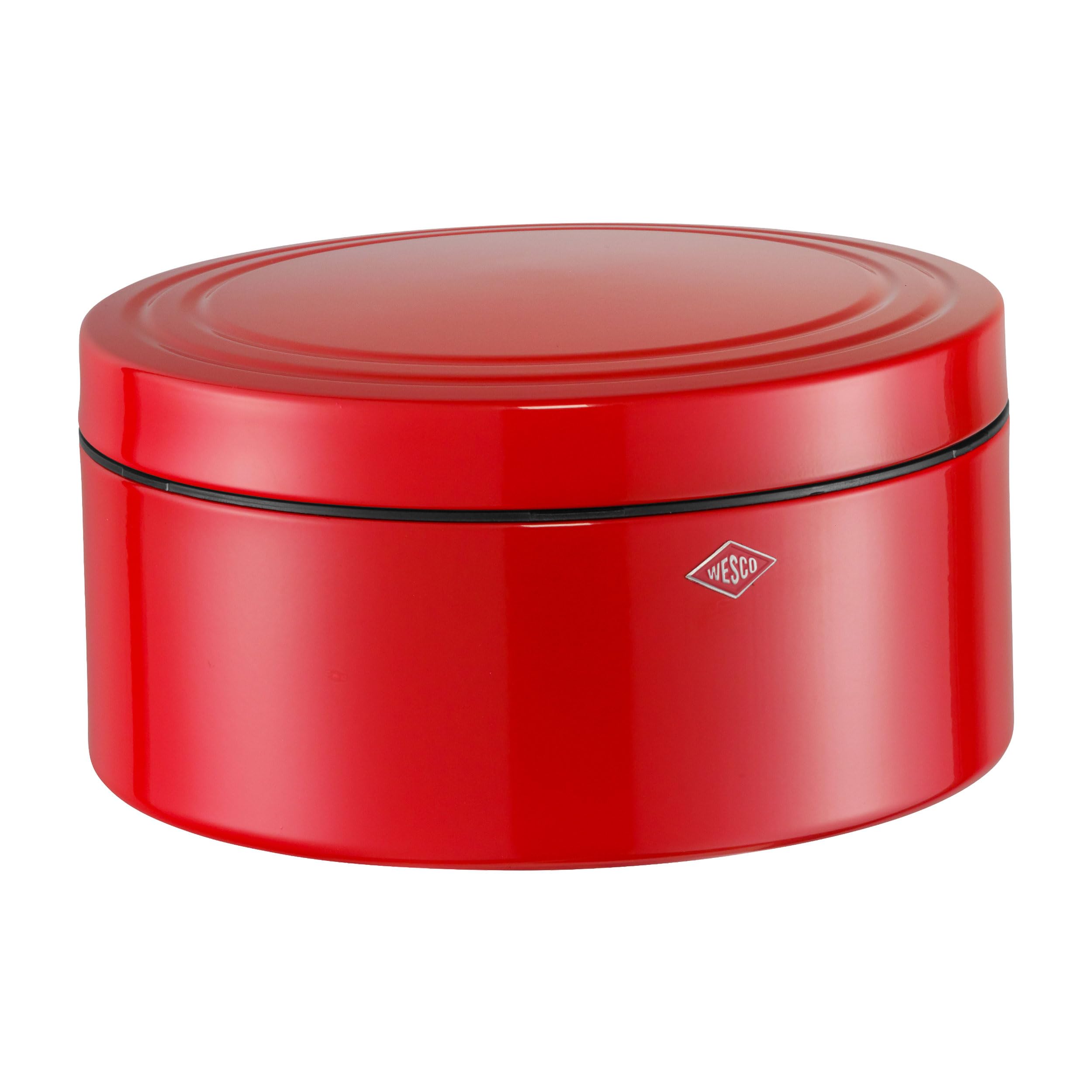 Lata Wesco de acero inoxidable para organizar la encimera y conservar galletas frescas