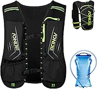 Vista 23 de TRIWONDER - Mochila de hidratación tipo chaleco de 1.45 galones, para correr, maratón, ciclismo y senderismo al aire libre
