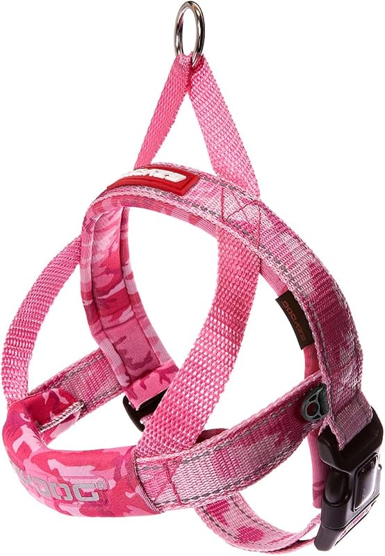 Peitoral Tipo Cabresto EzyDog Quick Fit com Neoprene Macio, Medium, Pink Camo