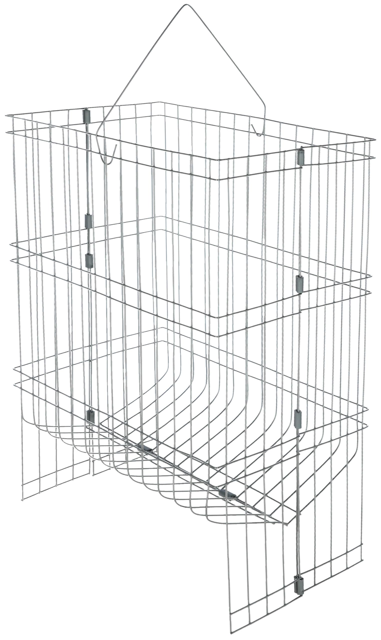 Kerbl 73199 Small Animal Rack, Metal, Silver (Dimensions 36 x 24 x 50 cm, Weight 0.22 kg)