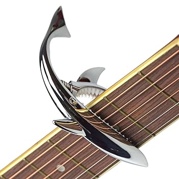 Amazon.com: Imelod Zinc Alloy Guitar Capo Shark Capo for