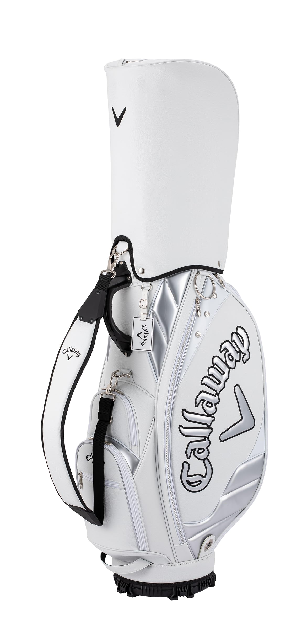 Amazon | キャロウェイ(Callaway) キャディバッグ CRT EXIA WHT/SLV 24