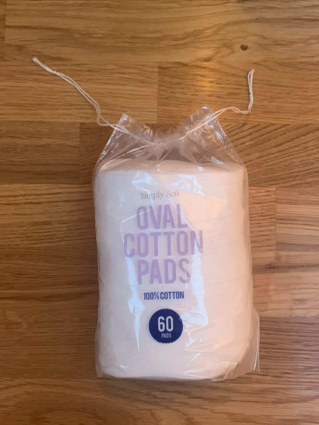 DIVCHI Oval Cotton Pads 60 Pack for Face Makeup Remover Pads