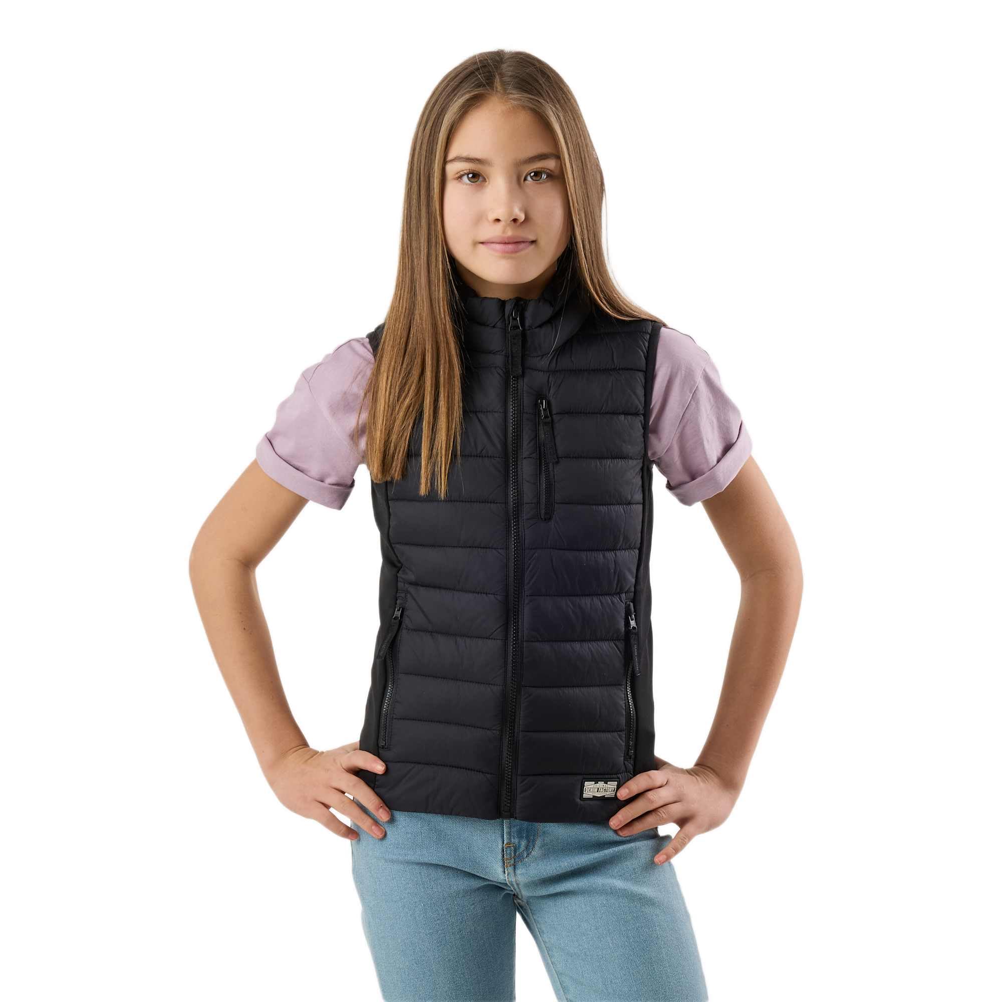Denver Hybrid Weste für Kinder Leichte Weste mit Brusttasche