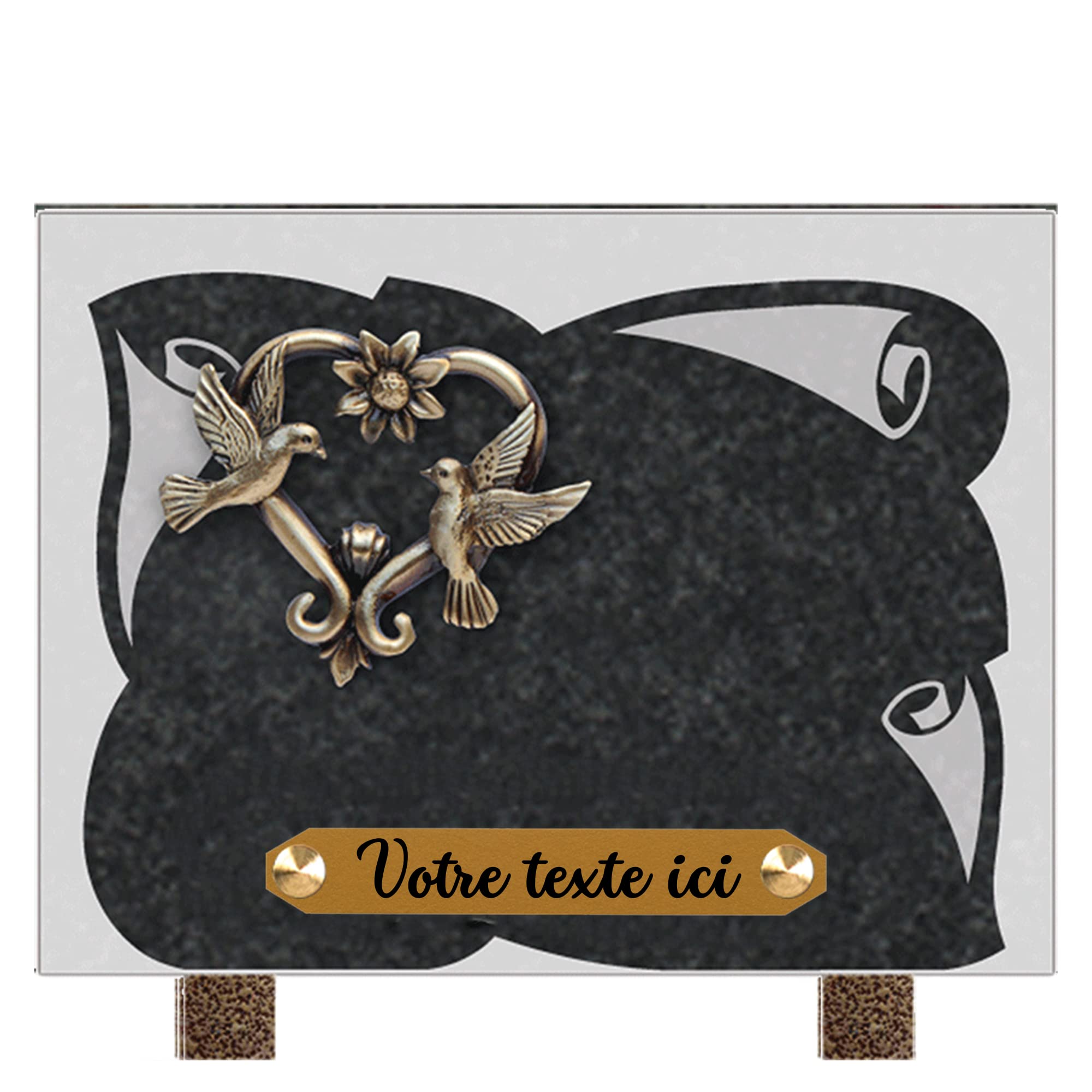 Plaque Funéraire En Granit Impala - Catalogue Roc Eclerc