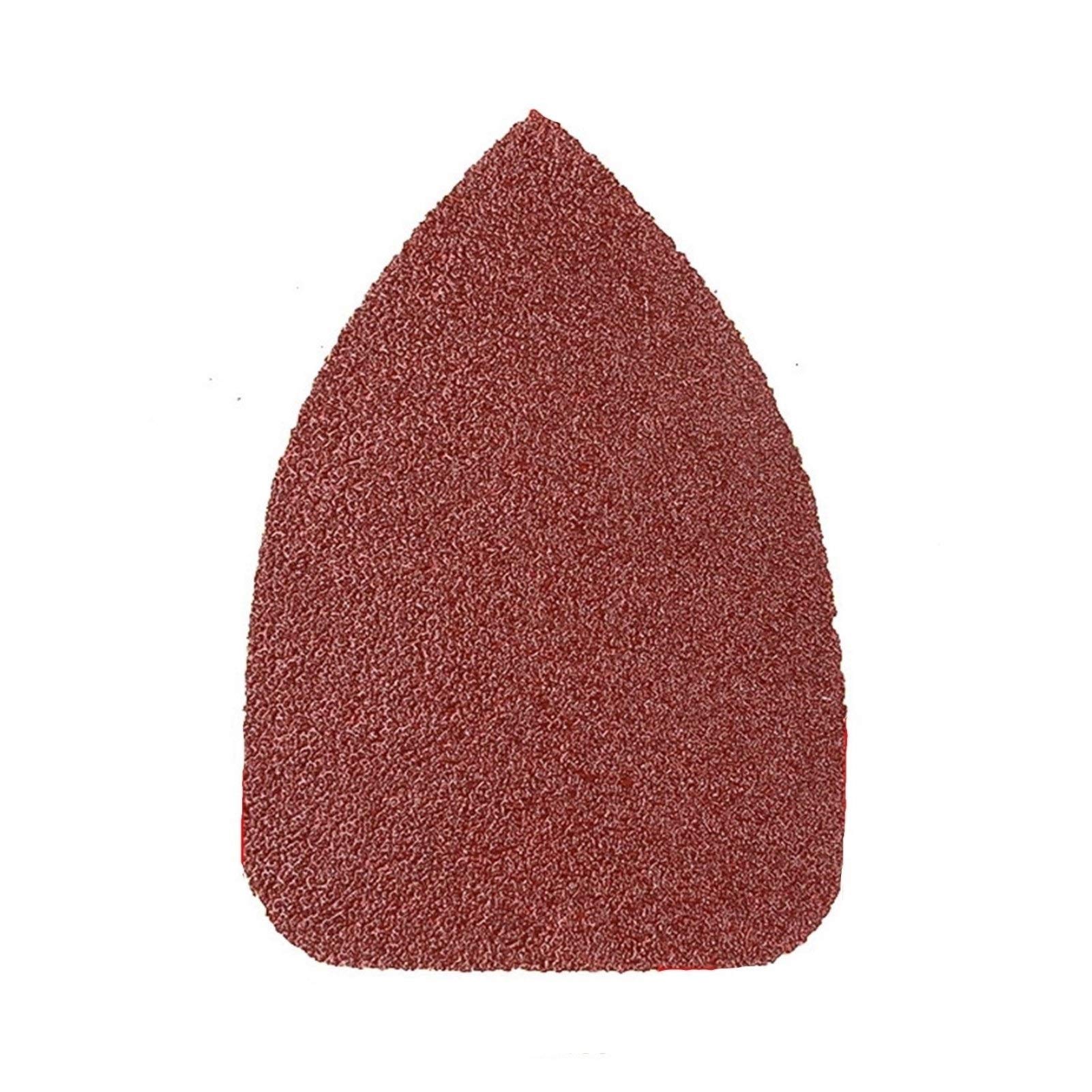 20pcs Abrasive Paper 90 * 135mm Triangle Sanding Paper Flocking Sand Paper for Woodworking, Grit 60 to 1000 DUO ER (Color : 20 Pieces Grit 60)