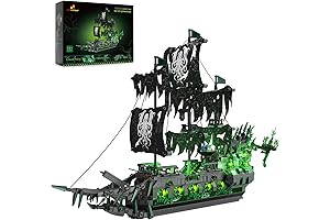 Pirate Ship Building Toys with Lights