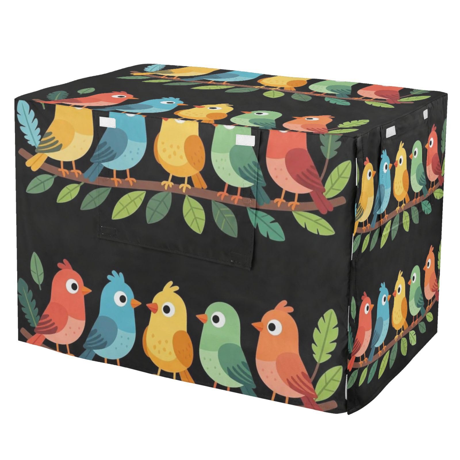 Housse de cage pour chien S-XL protection multicolore
