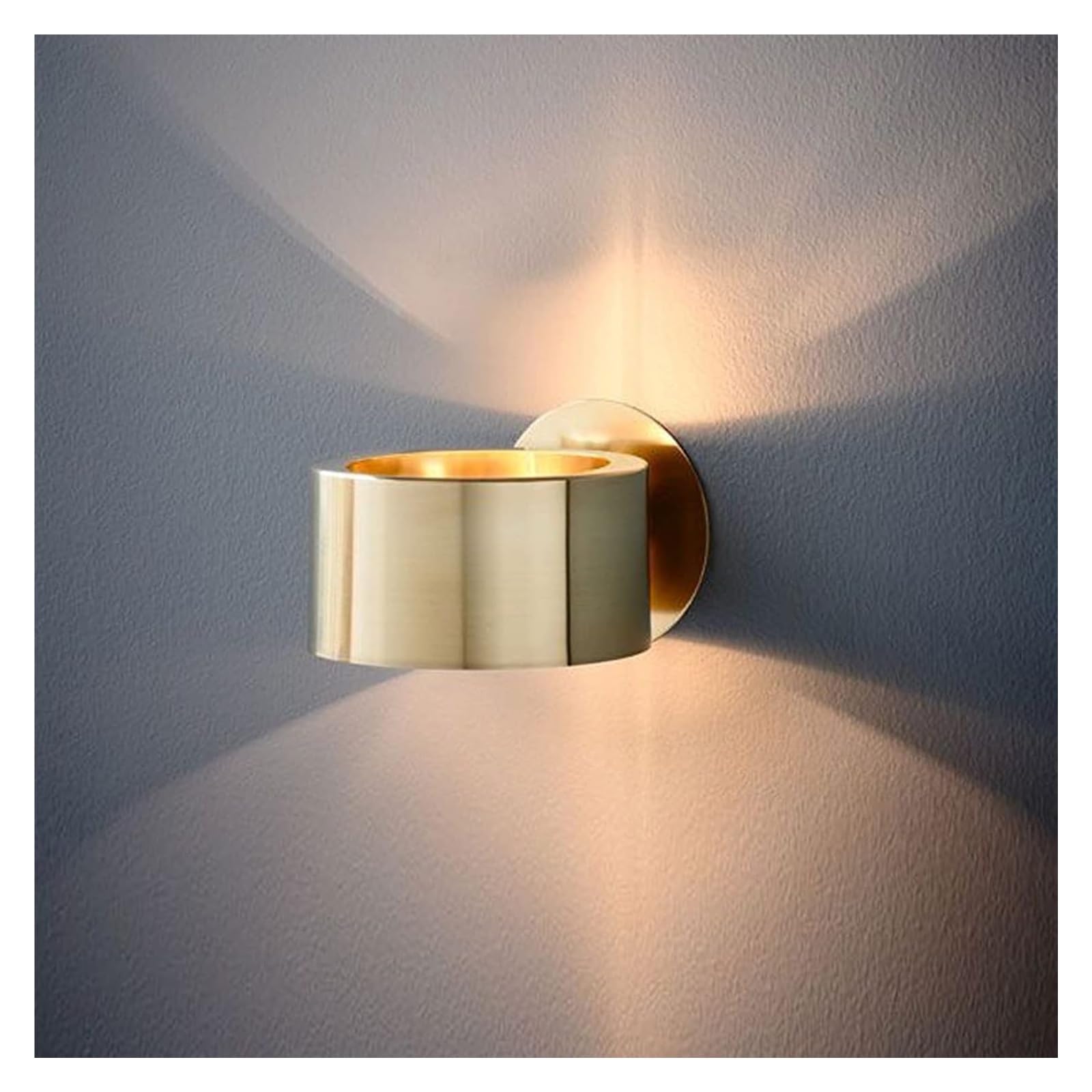 SXECAEPS Wall Lamps Sconces Light American Wrought Iron E27 Spotlight Modern Small Cylinder