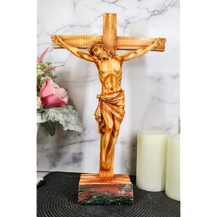 Buy Ebros Large 15.25" Tall Jesus Christ With Crown Of Thorns Crucified