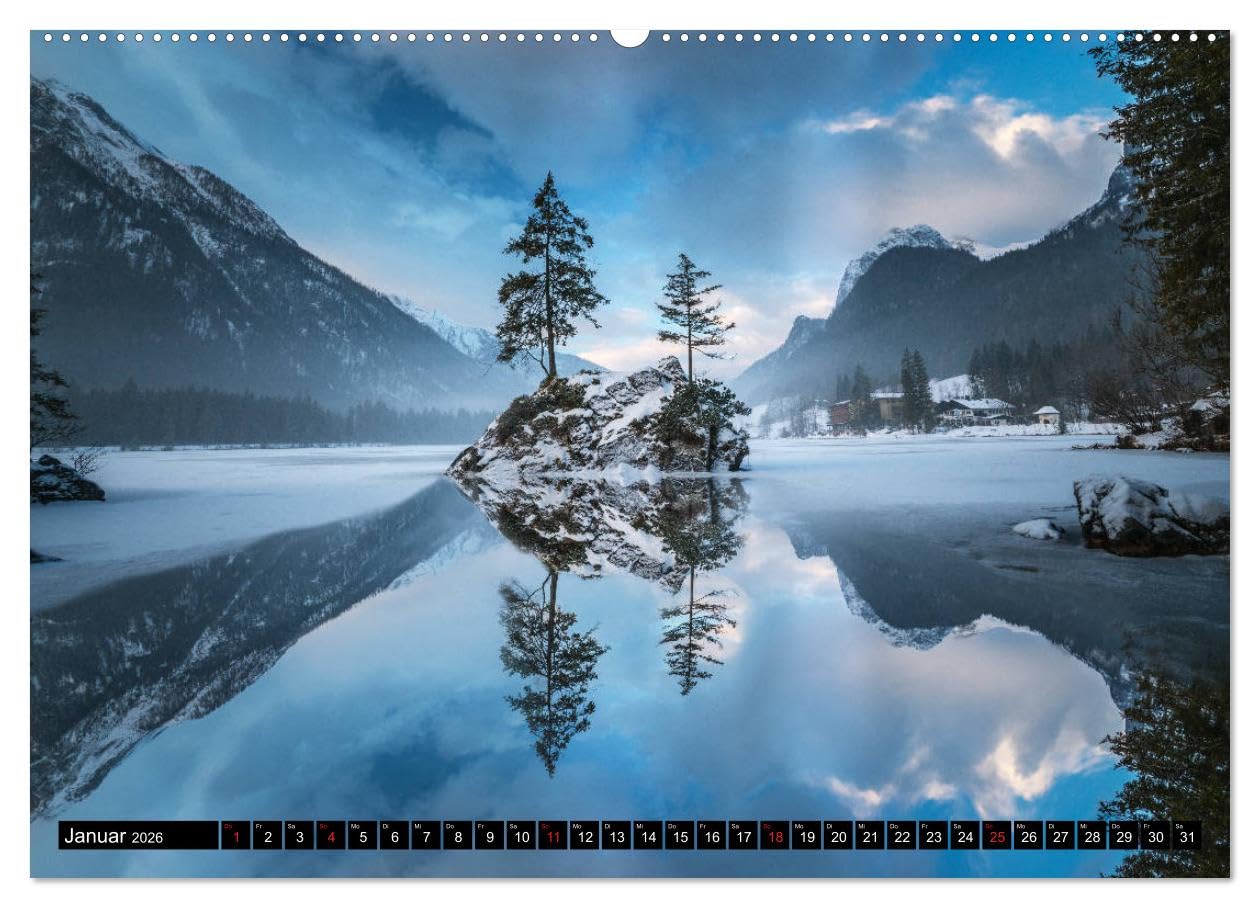 Alpen und Seen (hochwertiger Premium Wandkalender 2026 DIN A2 quer), Kunstdruck in Hochglanz: Landschaftsfotografie mit höchsten Ansprüchen (CALVENDO Natur)