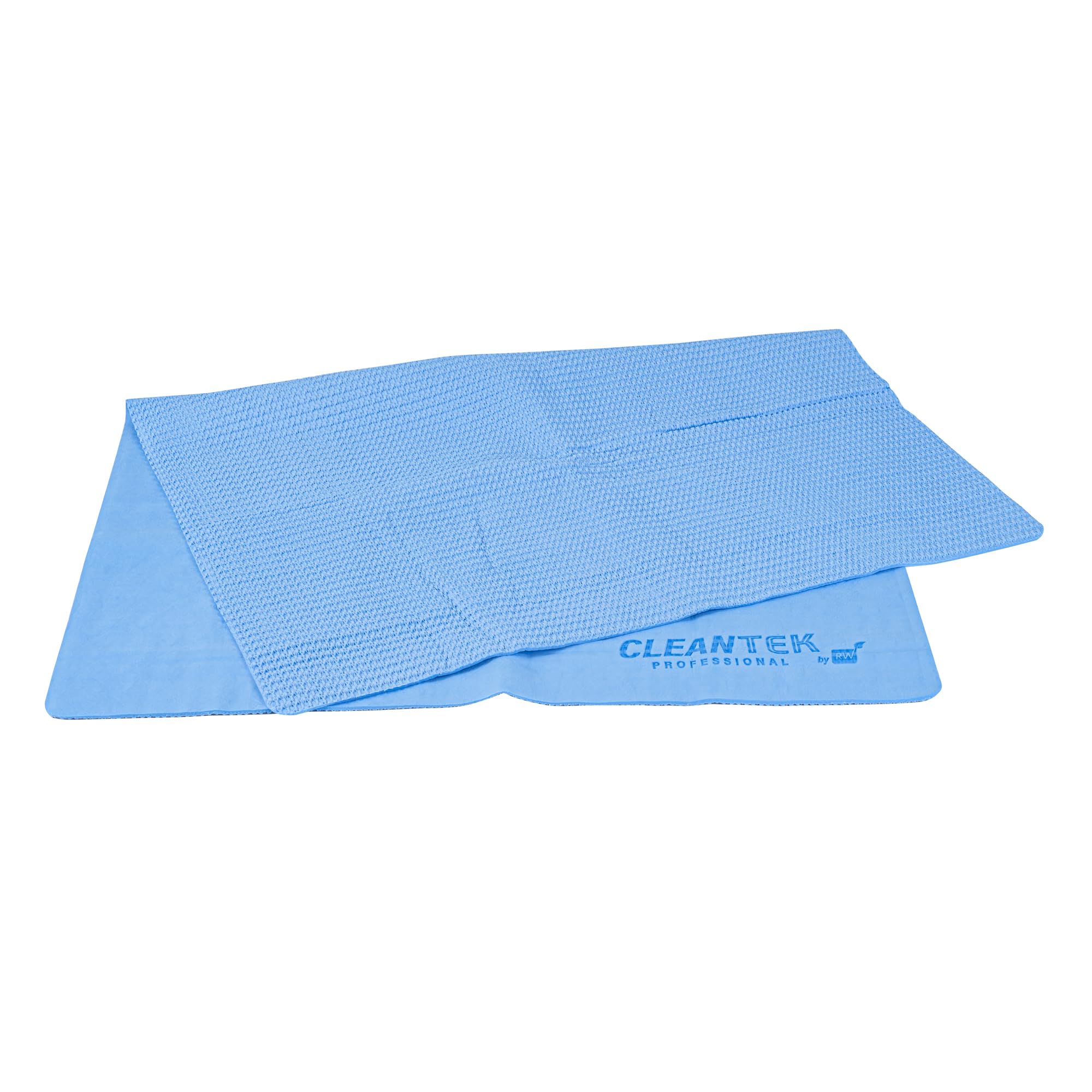 Clean Tek Professional Blue 3D Gamuza – con tubo de almacenamiento – 25 1/4 pulgadas x 17 pulgadas – 1 caja