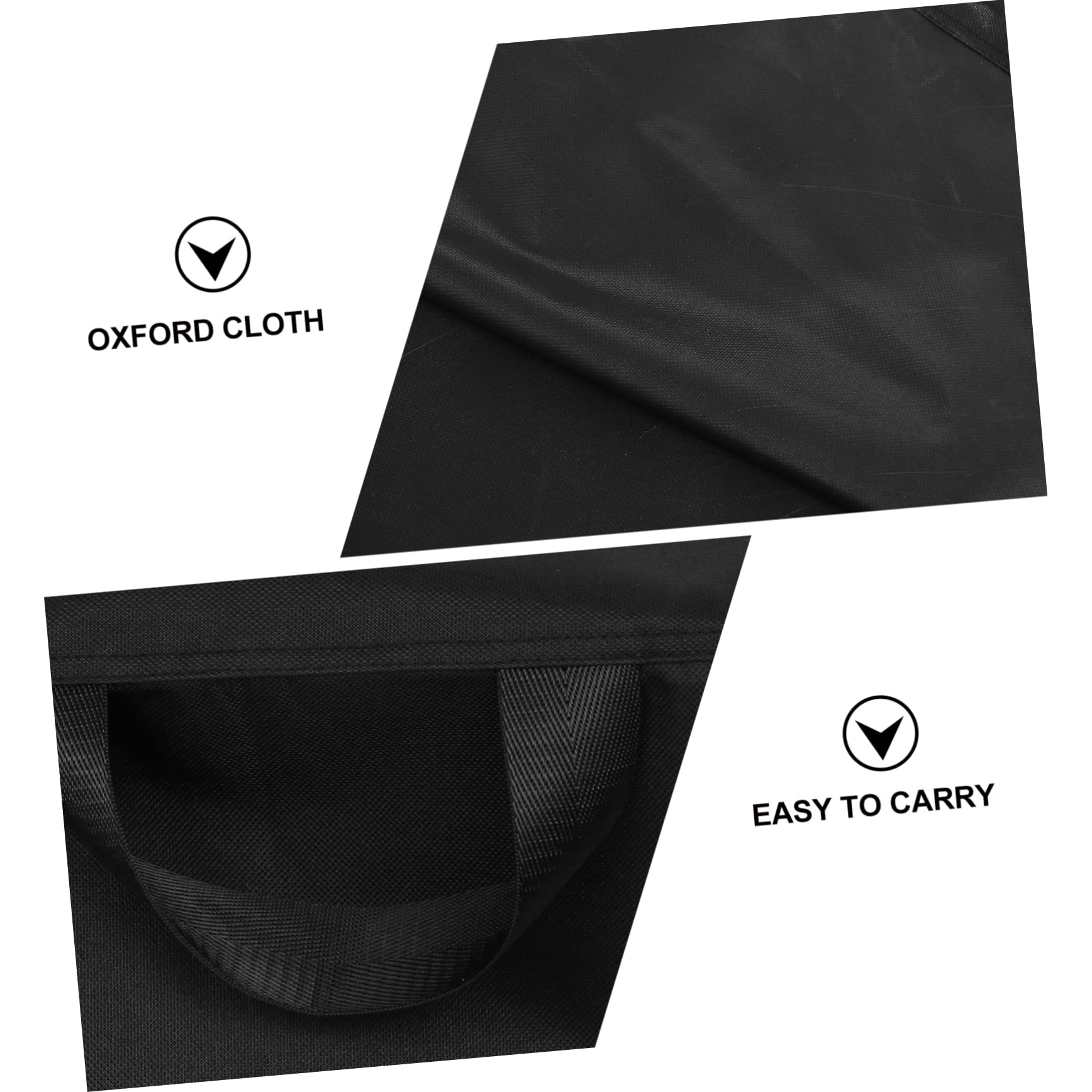 INOOMP Funda Protectora para Parrilla de Barbacoa al Aire Libre Color Negro, Material Poliéster Resistente y Fácil de Transportar para Muebles o Grill