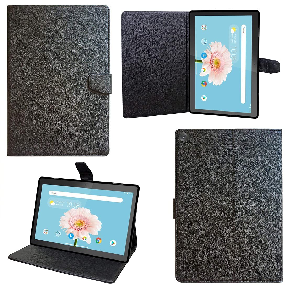 Zaoma PU Leather Flip Flap Case for Lenovo M10 FHD REL Model NO. : TB-X605FC / TB-X605LC - Black (B094D8PWNC) Amazon Price History, Amazon Price Tracker