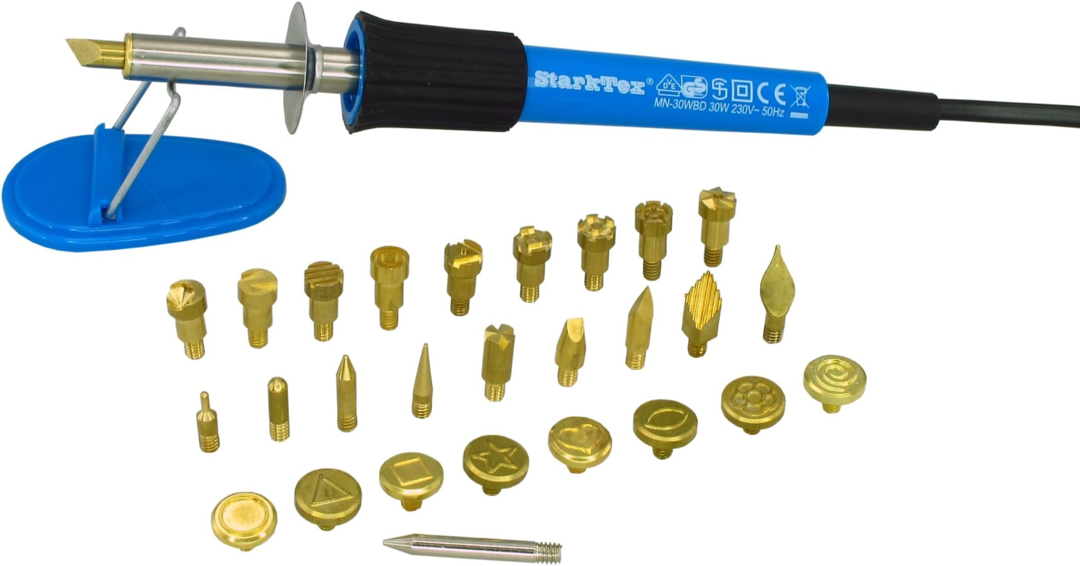 Pyrography Crafting Pen with 28 Tips in Tool Box (STT58144B)