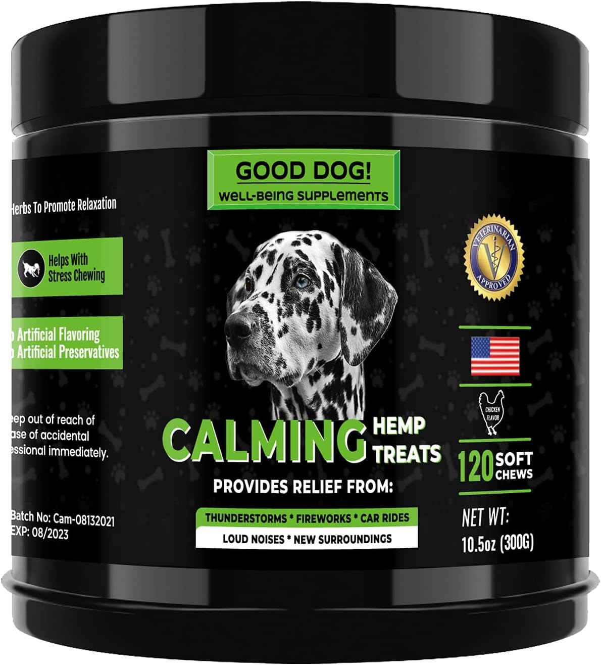 Amazon.com : Good Dog! Hemp Chews for Dogs - Max Strength Organic Hemp