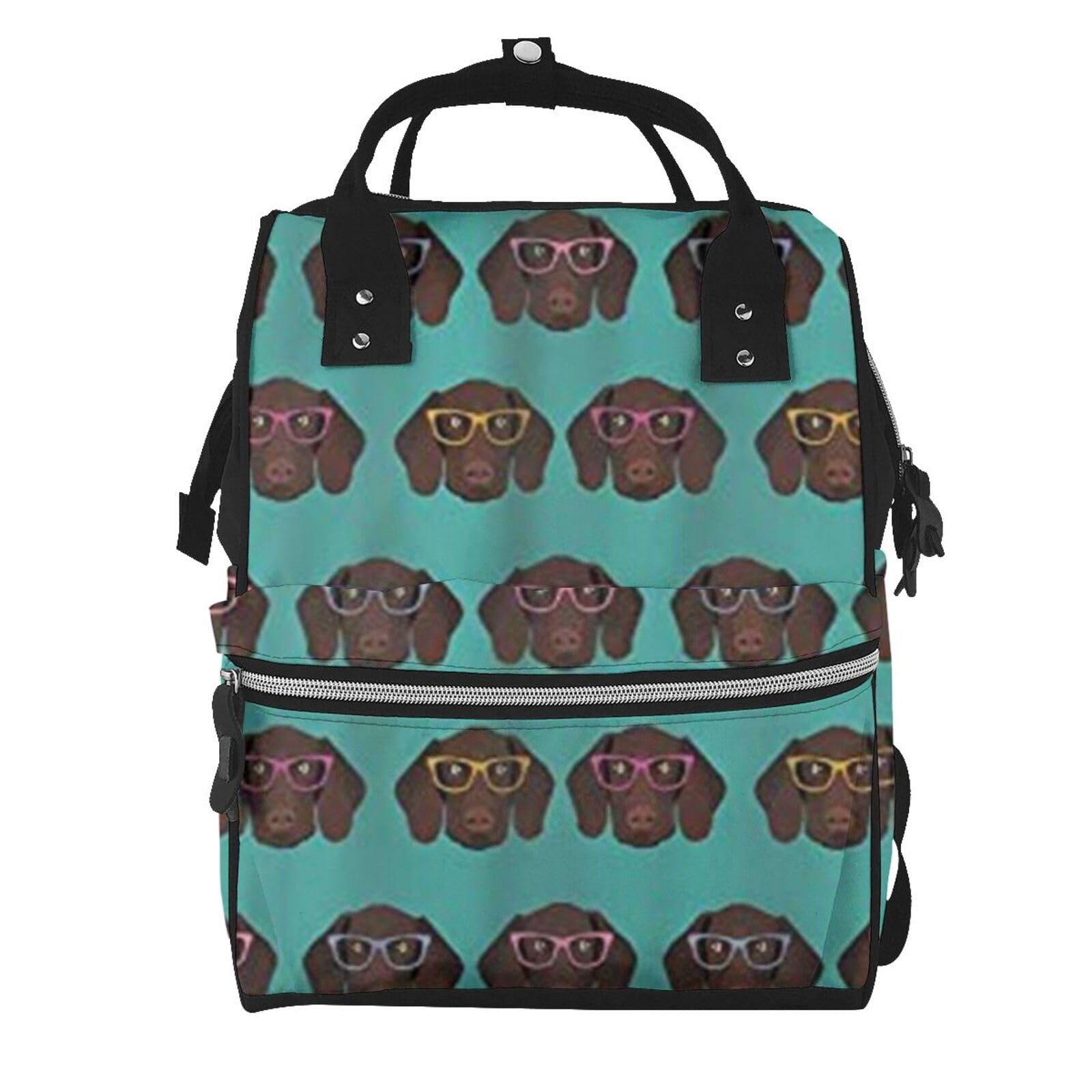 Sac à langer imprimé Braque allemand pour les sorties bébé - 7